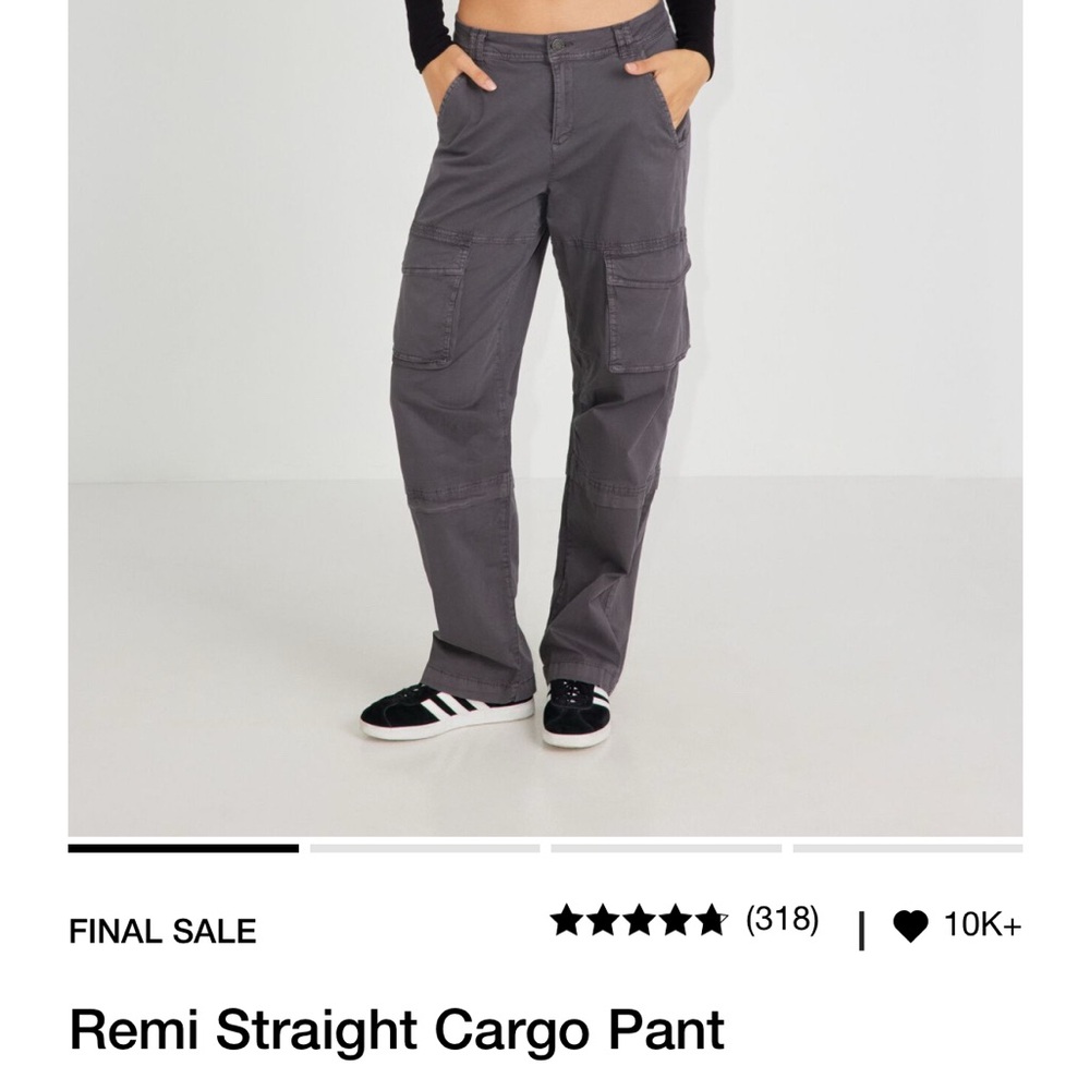 Garage Women's Gray Cargo Jeans